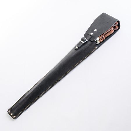 A set of skewers 670*12*3 mm in a black leather case в Петропавловске-Камчатском
