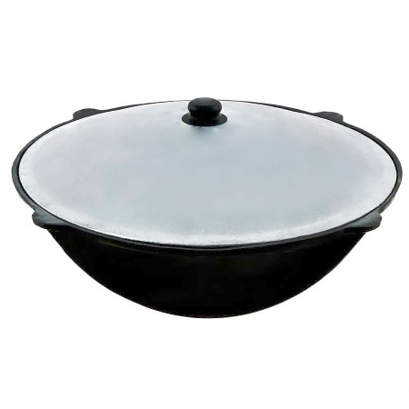 Uzbek cast iron cauldron 16 l round bottom в Петропавловске-Камчатском