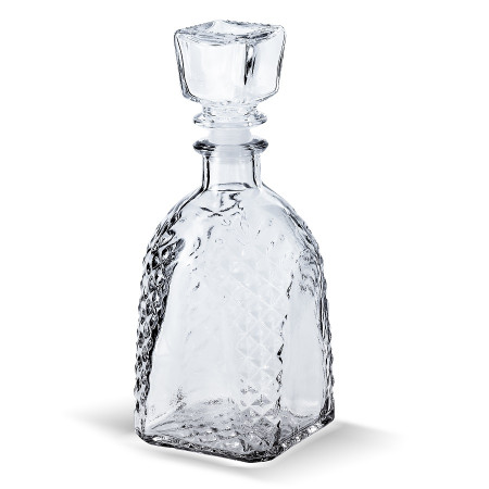 Бутылка (штоф) "Арка" стеклянная 0,5 литра с пробкой  в Петропавловске-Камчатском