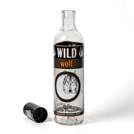 Souvenir bottle "Wolf" 0.5 liter в Петропавловске-Камчатском